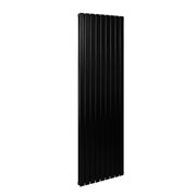 Вертикальний радіатор Betatherm Blende 2 1800x504 (Чорний RAL 9005M, підк. №99), Висота: 1800, Довжина: 504, Трубність: 2 трубний, Підключення: Нижнє