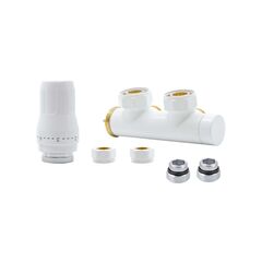 Heat Base Duo-Plex білий, кутовий HB02KLC-R9016, Колір: Білий