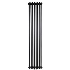Трубчастий радіатор Warm Well Column 2 1800x380 (Чорний, підкл. нижнє) 8 секцій, Колір: Чорний, Висота: 1800, Довжина: 380, Трубність: 2 трубний, Підключення: Нижнє, Обігріваєма площа: 10, Тепловіддача, 75/65 (Δ 50): 840