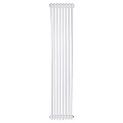 Трубчастий радіатор Warm Well Column 2 1800x380 (Білий, підкл. нижнє) 8 секцій, Колір: Білий, Висота: 1800, Довжина: 380, Трубність: 2 трубний, Підключення: Нижнє