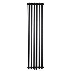 Трубчастий радіатор Warm Well Column 2 1800x470 (Чорний, підкл. нижнє) 10 секцій, Колір: Чорний, Висота: 1800, Довжина: 470, Трубність: 2 трубний, Підключення: Нижнє, Обігріваєма площа: 10, Тепловіддача, 75/65 (Δ 50): 840