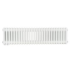 Трубчастий радіатор Warm Well Column 3 300x1010 (Білий підкл. нижнє) 22 секцій, Колір: Білий, Висота: 300, Довжина: 1010, Підключення: Нижнє, Обігріваєма площа: 10
