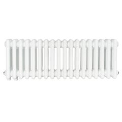 Трубчастий радіатор Warm Well Column 3 300x830 (Білий підкл. нижнє) 18 секцій, Колір: Білий, Висота: 300, Довжина: 830, Підключення: Нижнє, Обігріваєма площа: 8