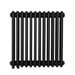 Трубчастий радіатор Warm Well Column 3 500x560 (Чорний підкл. нижнє) 12 секцій, Колір: Чорний, Висота: 500, Довжина: 560, Підключення: Нижнє, Обігріваєма площа: 9