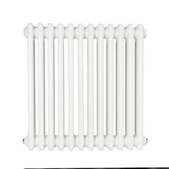 Трубчастий радіатор Warm Well Column 3 500x560 (Білий підкл. бокове) 12 секцій, Колір: Білий, Висота: 500, Довжина: 560, Підключення: Бокове, Обігріваєма площа: 9