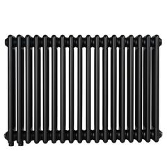 Трубчастий радіатор Warm Well Column 3 500x830 (Чорний підкл. нижнє) 18 секцій, Колір: Чорний, Висота: 500, Довжина: 830, Підключення: Нижнє, Обігріваєма площа: 14