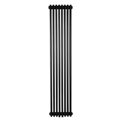Трубчастий радіатор Warm Well Column 3 1800x380 (Чорний, підкл. нижнє) 8 секцій, Колір: Чорний, Висота: 1800, Довжина: 380, Трубність: 3 трубний, Підключення: Нижнє, Обігріваєма площа: 18, Тепловіддача, 75/65 (Δ 50): 1440