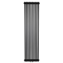 Трубчастий радіатор Warm Well Column 3 1800x470 (Чорний, підкл. нижнє) 10 секцій, Колір: Чорний, Висота: 1800, Довжина: 470, Трубність: 3 трубний, Підключення: Нижнє, Обігріваєма площа: 23, Тепловіддача, 75/65 (Δ 50): 1800