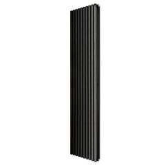 Вертикальний радіатор Betatherm Quantum  2 1800x285 (Чорний RAL 9005M, підк. №99), Висота: 1800, Довжина: 285, Трубність: 2 трубний, Підключення: Нижнє