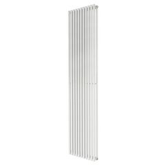 Вертикальний радіатор Betatherm Praktikum 2 1600x349 (Білий RAL9016M, підк. №99), Колір: Білий, Висота: 1600, Довжина: 349, Трубність: 2 трубний