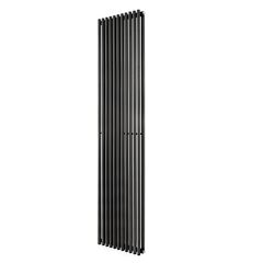 Дизайнерський трубчастий радіатор Antrax AV 25d 2 1800x440 12 секцій підкл.X Чорний, Колір: Чорний, Висота: 1800, Довжина: 440, Трубність: 2 трубний, Підключення точне: Бокове