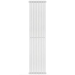 Вертикальний радіатор Betatherm Quantum 1 1800x405 (Білий RAL9016M, підк. №34), Висота: 1800, Довжина: 405, Трубність: 1 трубний, Підключення: Бокове