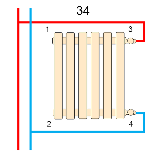 Betatherm Praktikum PH2 425*1000 (Білий Ral 9016M підк. 34), Колір: Білий, Висота: 425, Довжина: 1000, зображення 4