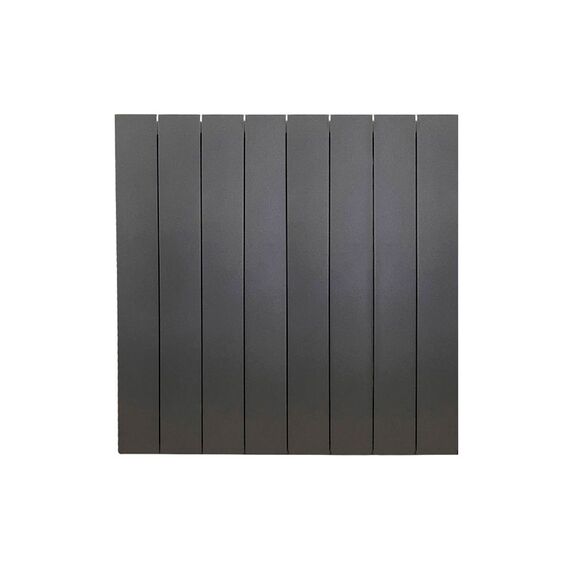 Алюмінієва батарея Fondital Blitz Super B4 Black 500x640 (8 секцій), Висота: 500, Довжина: 640