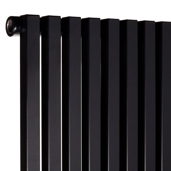 Вертикальний радіатор Betatherm Quantum 1 1800x405 (Сірий RAL 7024M, підк. №99), зображення 2