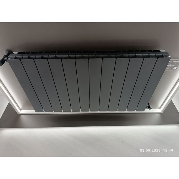Алюмінієва батарея Fondital Blitz Super B4 Black 500x800 (10 секцій), Висота: 500, Довжина: 800, зображення 7