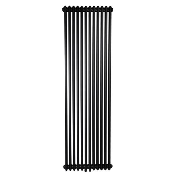 Трубчастий радіатор Warm Well Column 2 1800x560 (Чорний, підкл. нижнє) 12 секцій, Колір: Чорний, Висота: 1800, Довжина: 560, Трубність: 2 трубний, Підключення: Нижнє, Обігріваєма площа: 10, Тепловіддача, 75/65 (Δ 50): 840