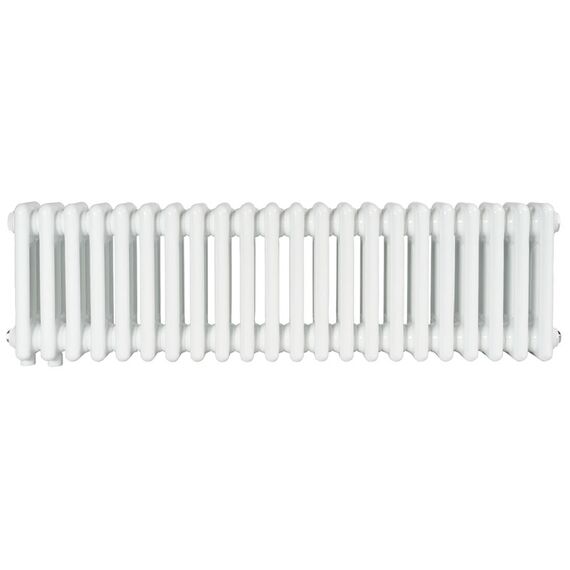 Трубчастий радіатор Warm Well Column 3 300x1010 (Білий підкл. бокове) 22 секцій, Колір: Білий, Висота: 300, Довжина: 1010, Підключення: Бокове, Обігріваєма площа: 10