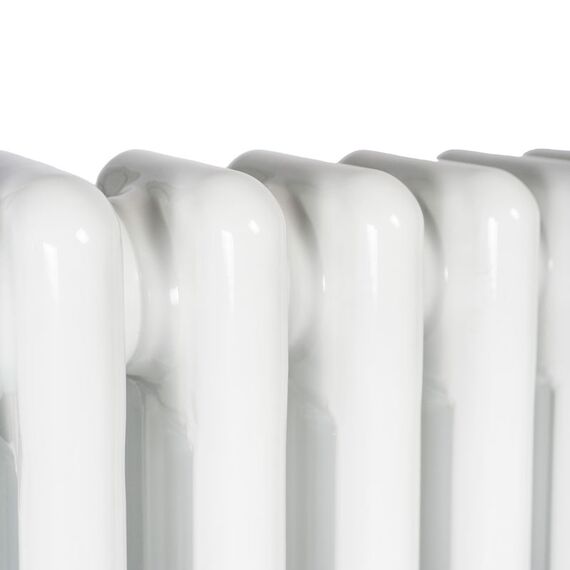 Трубчастий радіатор Warm Well Column 3 300x1190 (Білий підкл. бокове) 26 секцій, Колір: Білий, Висота: 300, Довжина: 1190, Підключення: Бокове, Обігріваєма площа: 11, зображення 5