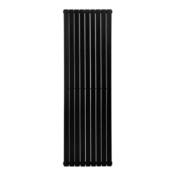 Вертикальний радіатор Betatherm Blende 1 1400x394 (Чорний RAL 9005M, підк. №99), Висота: 1400, Довжина: 394, Трубність: 1 трубний, Підключення: Нижнє