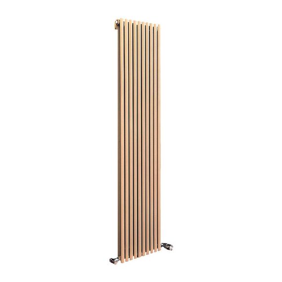 Вертикальний радіатор Betatherm Elipse 1 1800x445 (Чорний RAL9005M, підк. №99), Колір: Чорний, Висота: 1800, Довжина: 445, Трубність: 1 трубний, зображення 2