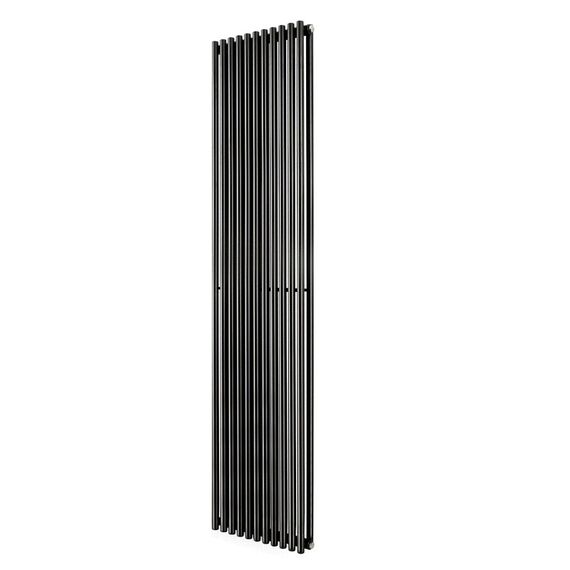 Вертикальний радіатор Betatherm Praktikum 2 1800x425 (Чорний RAL9005М, підк. №99), Колір: Чорний, Висота: 1800, Довжина: 425, Трубність: 2 трубний