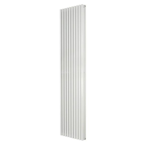 Вертикальний радіатор Betatherm Quantum 2 2000x525 (Білий RAL9016М, підк. №99), Висота: 2000, Довжина: 525, Трубність: 2 трубний, Підключення: Нижнє