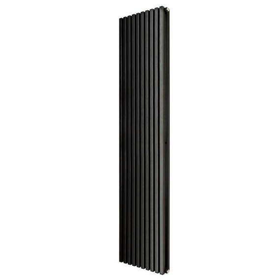 Вертикальний радіатор Betatherm Quantum 2 1800x405 (Чорний RAL 9005M, підк. №99), Висота: 1800, Довжина: 405, Трубність: 2 трубний, Підключення: Нижнє
