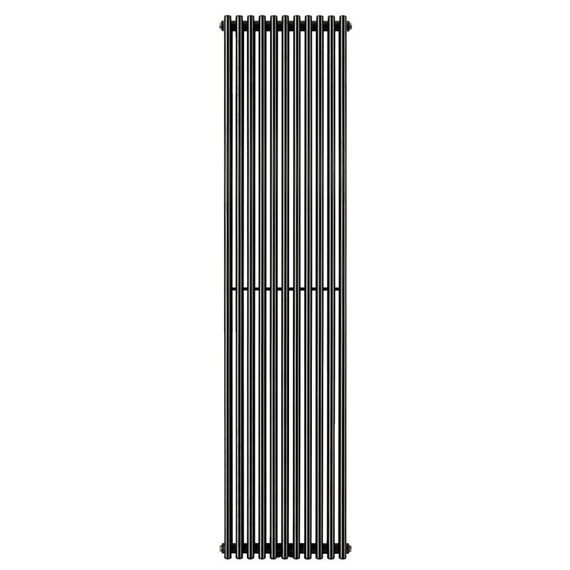 Дизайнерський трубчастий радіатор Antrax AV 25s 1 1800x476 13 секцій підкл.Х Чорний, Колір: Чорний, Висота: 1800, Довжина: 476, Трубність: 1 трубний, Підключення точне: Бокове