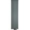 Високий радіатор Luxrad Oval 2 1700х410, підкл.D 88, Антрацит, Колір: Антрацит, Висота: 1700, Довжина: 410, Трубність: 2 трубний